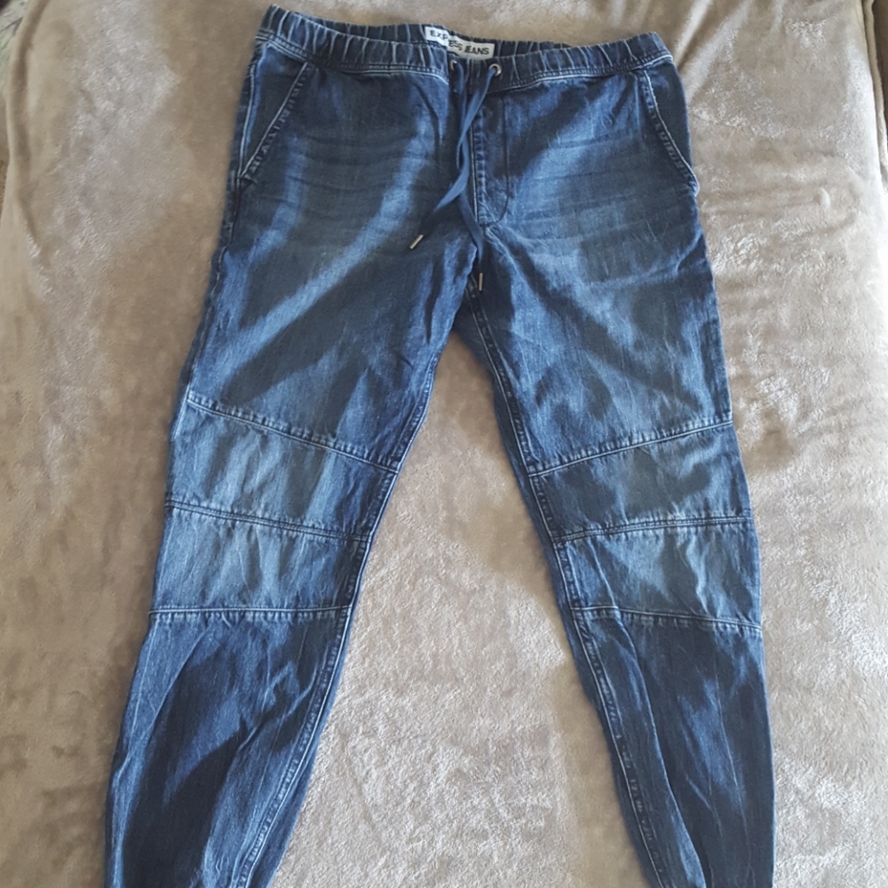 Express jean joggers